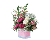 Teleflora's Crystal Baby Block, picture