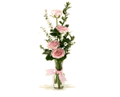 Teleflora's Rose Quartet Vase, picture