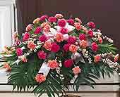 Stems... A Florist, Scottsdale, Arizona - Delicate Pink Casket Spray, picture