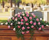 Stems... A Florist, Scottsdale, Arizona - Heavenly Pink Casket Spray, picture