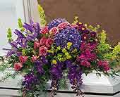 Stems... A Florist, Scottsdale, Arizona - Graceful Tribute Casket Spray, picture