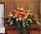 Stems... A Florist, Scottsdale, Arizona - Celebration of Life Casket Spray, picture