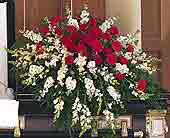 Stems... A Florist, Scottsdale, Arizona - Cherished Moments Casket Spray, picture