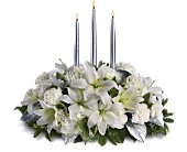 Silver Elegance Centerpiece in Scottsdale AZ, Stems Fresh Flower Market