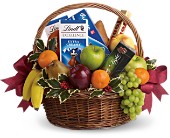 Fruits and Sweets Christmas Basket in Scottsdale AZ, Stems Fresh Flower Market