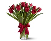 Teleflora's Radiantly Red Tulips in Scottsdale AZ, Stems Fresh Flower Market