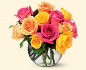 Stems... A Florist, Scottsdale, Arizona - Multi-Colored Roses, picture