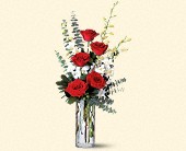 Stems... A Florist, Scottsdale, Arizona - Red Roses and White Orchids, picture