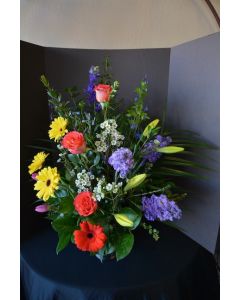 Colorful Funeral Flowers