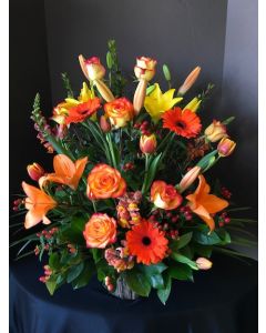 Funeral Flowers of Colorful Inspiration