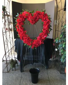 Funeral Flowers Heart - Deep Love