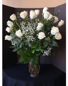 Three Dozen White Roses