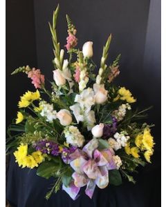 Funeral Flowers in an Urn
