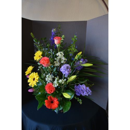 Colorful Funeral Flowers